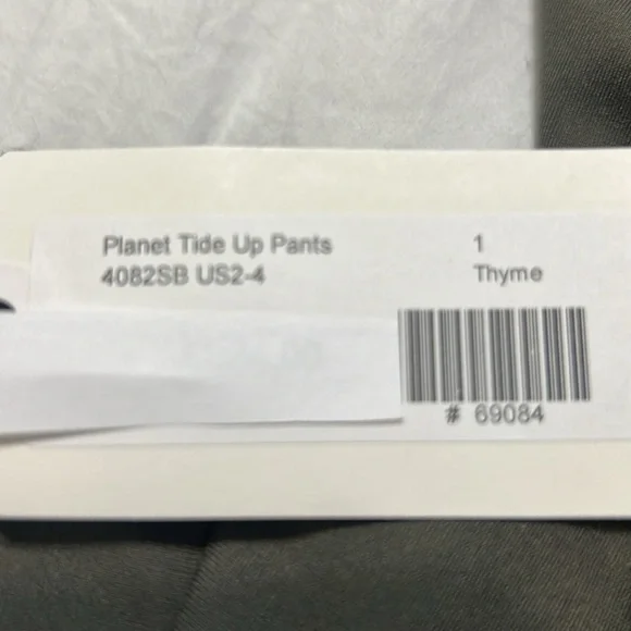 PLANET By LAUREN G Tied Up Scuba Pants Black Travel, Size 1 Small S 4 6 8